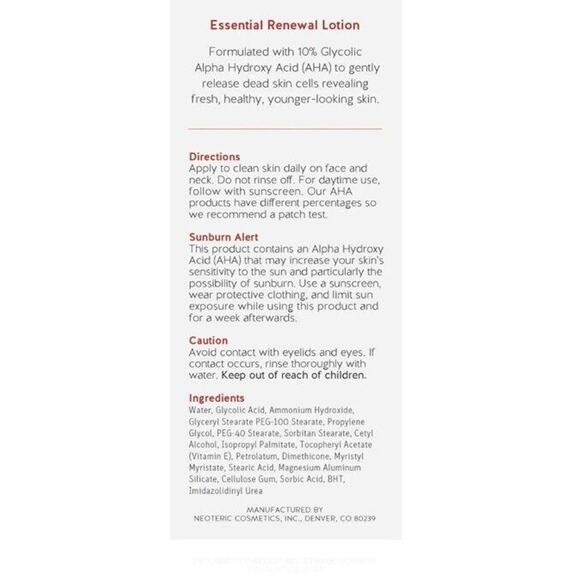 ALPHA Skin Care Essential Healthy Renewal Lotion for Lines and Wrinkles 4oz NIB - Picture 5 of 5